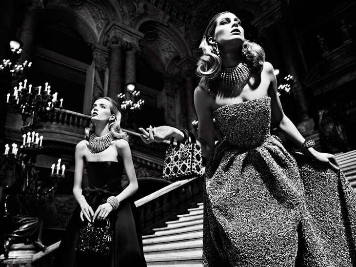 Ad Campaign | Christian Dior F/W 2013 at the Opéra Garnier in Paris by Willy Vanderperre