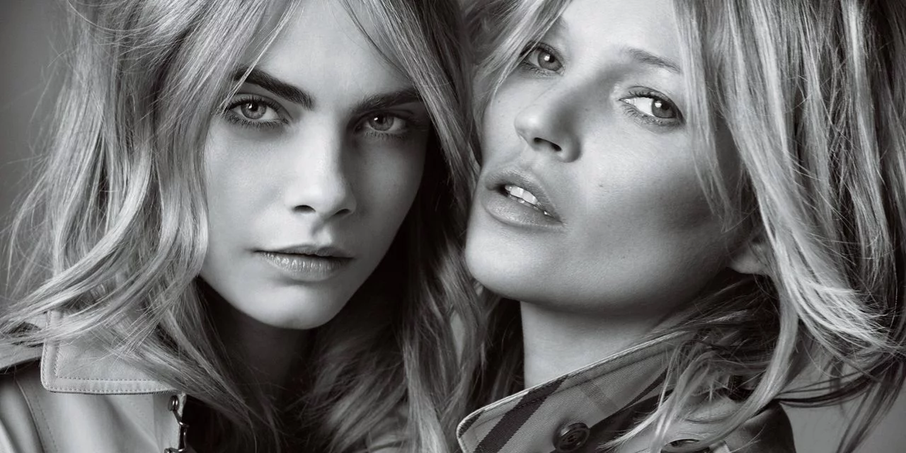 Ad Campaign | Burberry ‘My Burberry’ Fragrance ft. Kate Moss & Cara Delevinge by Mario Testino