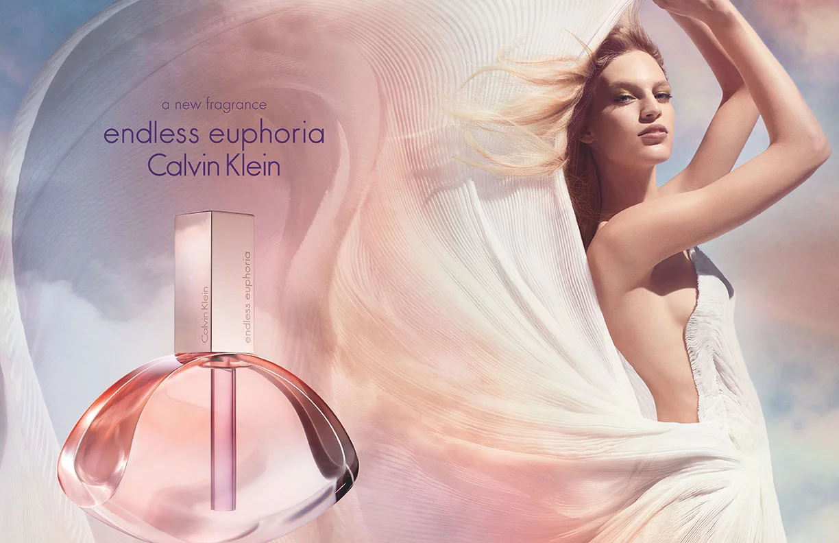 Ad Campaign  Calvin Klein 'Endless Euphoria' Fragrance ft. Vanessa Axente  by Steven Meisel - FASHIONIGHTS