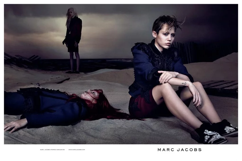 Ad Campaign | Marc Jacobs S/S 2014 ft. Miley Cyrus & Natalie Westling by David Sims